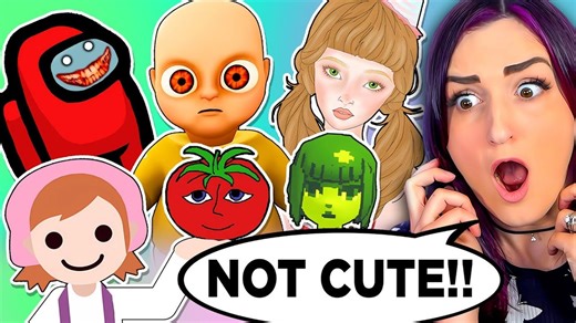I Played 100 Cute Yet Creepy Games (Do Not Download!) | LaurenZside