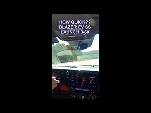 2025 Chevy Blazer EV SS 0-60 Launch - ELECTRIC ROCKET!