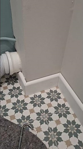 Skirting board installation — clean finish #handymanplusvan Ian Croasdell