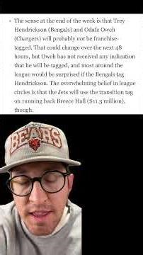 Tremaine Edmund’s could be on the way out soon! #nfl #chicagobears