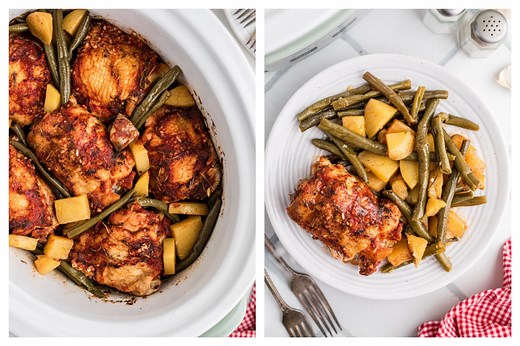 Complete Chicken Dinner in the Crockpot