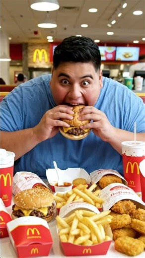 Eating the entire McDonald’s menu.