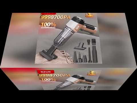 A must-have product! SZUK 9998700PA Car Vacuum Cleaner Strong Suction Cordless Wireless Cleaner Po