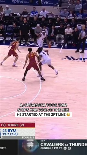 Unbelievable Basketball Skills: AJ Dybansta's Epic Euro Step