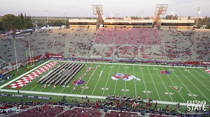 The Bulldog Marching Band presents its first performance of the 2022 edition of Pregame from Thursday's home opener in Valley Children's Stadium! | Fresno State Bulldog Marching Band