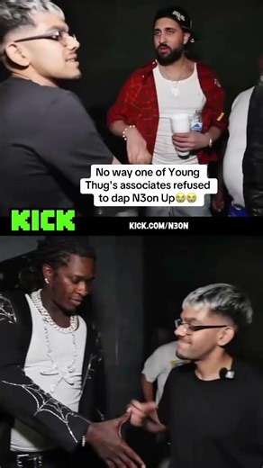 One of Young Thug's associates refused to dap N3on Up😭#n3on #youngthug