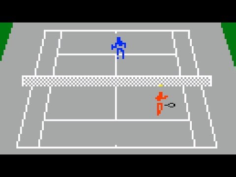 Championship Tennis Gameplay Intellivision