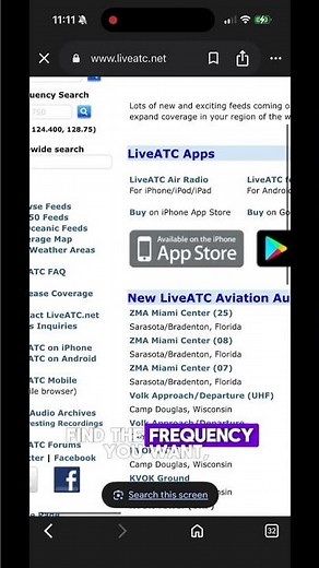 How to Listen to Live ATC for Free ✈️🎧 #liveatc #aviationshorts #atc #planespotting #aviation