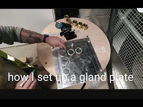 A tutorial to drill a gland plate. As well as what I did that week