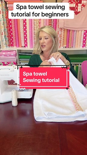Easy Spa Towel Sewing Tutorial for Beginners