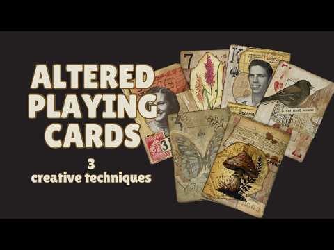 3 Easy Ways to Alter Playing Cards for Junk Journals | Mixed Media Journal Card Tutorial