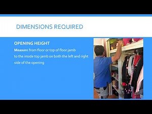 DIY How TO Measure Robe Opening