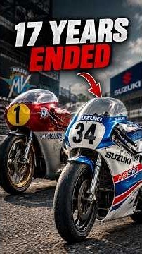 The Two-Stroke That Ended MV Agusta's 17-Year Reign #motorcyclehistory #automobile #history
