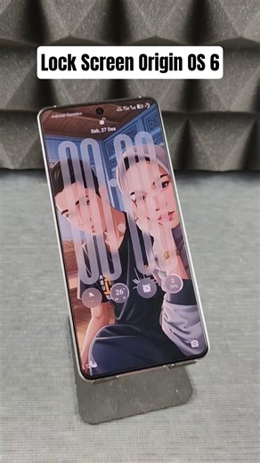 Customize lock screen Origin OS 6 - Part 1🔥 #iqoo #iqoo12