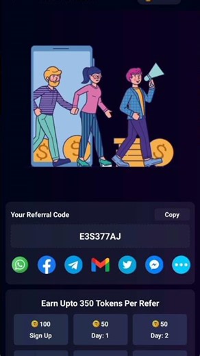 free redeem code 🤑🤑refar code E3S377AJ