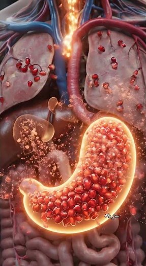 Pomegranate Absorption Explained | Inside Your Body | 3D Animation