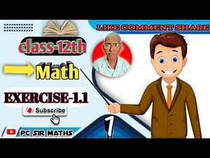 class 12 maths important questions by pc sir chapter 1.1