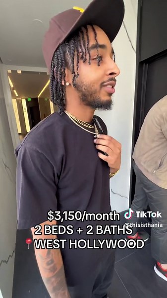 Very quiet street, 2 tandem parking included, gated garage, in unit washer dryer, amazon hub lockers, touchscreen interface system to access building, lounge area, fitness center. DM me on IG if youre interested in touring this #apartment #losangeles #fyp