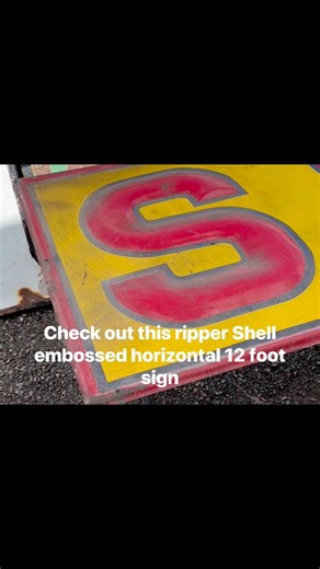 1.6K views · 30 reactions | Check out this ripper Shell sign, not a Matching pair but still very nice  Desert Collectors Australia | Desert Collectors Australia | Facebook