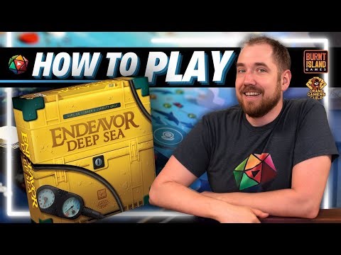 How to Play ENDEAVOR DEEP SEA | Board Game Tutorial | Includes Solo and Cooperative
