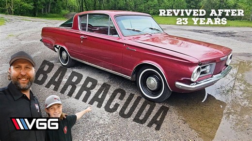 Derek Took This ABANDONED Barracuda And Officially Revived It After 23 YEARS Of Neglect. - BangShift.com