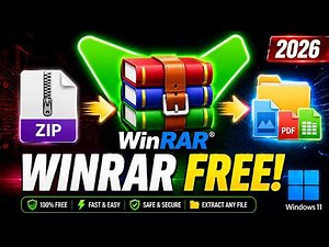 How to Download & Install WinRAR on Windows 11 for FREE (2026 Guide)