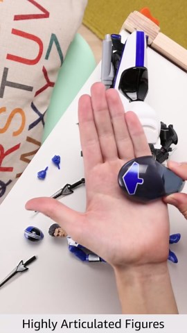 Power Rangers Lightning Collection Time Force Blue Ranger and Vector Cycle Action Figures with Accessories, Ages 4 and Up, Collectible Toys