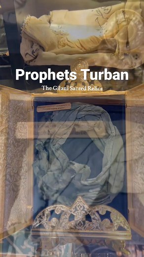 Blessed Prophet ﷺ Turban ♥️ The Gilani Sacred Relics is a famous Islamic organization. You can learn about Sacred Relics/Artifacts/Tabarukat. Here we will share the Photos/Videos of our exhibitions, events, or Mawlid from all over the world. For any information, contact on Whatsapp 92 344 4514256 YouTube: https://www.youtube.com/channel/UCJrbAHJTHG0JOqXrh7XuOqA Instagram : https://www.instagram.com/thegilanisacredrelics Facebook : https://www.facebook.com/thegilanisacredrelicsofficial #thegilani