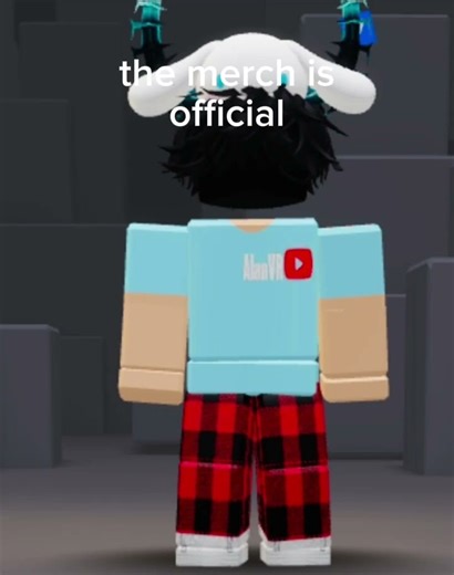 the official AlanVR merch dropped on roblox in my profile #Roblox
