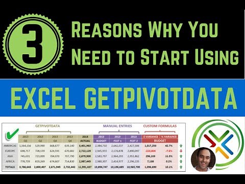 How to Create Live Forecasting with Excel GETPIVOTDATA