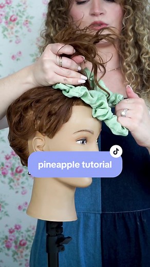 Pineapple Method for Frizz-Free Curls Overnight