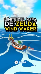 Límite del MAPA de Zelda WIND WAKER ⛵💨 #zelda #windwaker #gaming #nintendo #curiosidadesdevideojuegos | Vandal