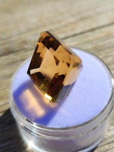 Natural Unheated Yellow Citrine 17.79 Carat Octagon Cut Gemstone From Brazil – Genuine Golden Citrine for Jewelry, Collector, or Healing Cry - Etsy