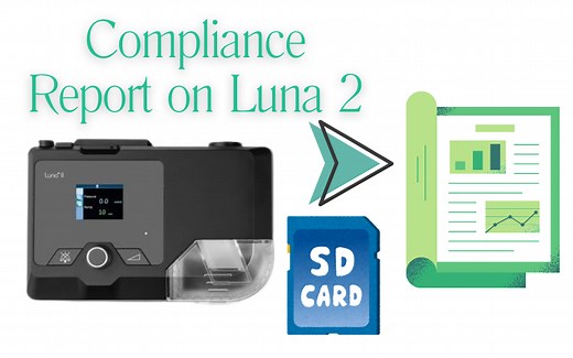 Compliance Report on Luna 2 CPAP - How to download your data