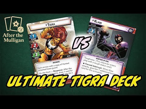 The Ultimate Tigra Deck | Full Game vs Expert Klaw | Marvel Champions