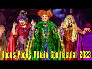 "Hocus Pocus Villain Spelltacular" Full Show at Mickey's Not-So-Scary Halloween Party 2023 (4K)