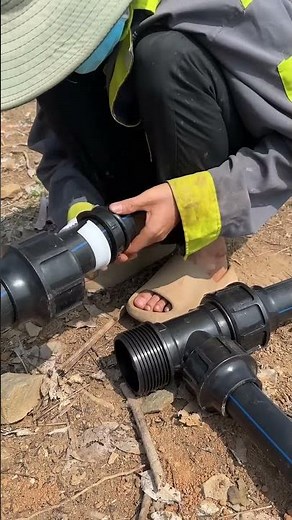 Cách Kết Nối Ống HDPE Với Nhau Qua Phụ Kiện Nối Răng Siết | Hướng Dẫn Lắp Đặt Chuẩn Kỹ Thuật