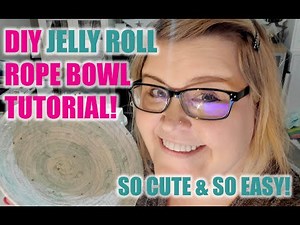 A Jelly Roll Rope Bowl Tutorial!