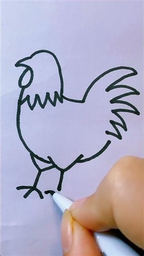 Big Rooster #drawing #rooster #viral