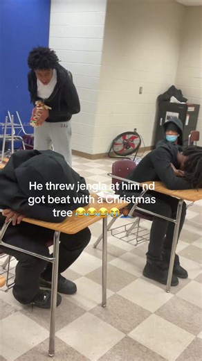 Unexpected Fight with a Christmas Tree