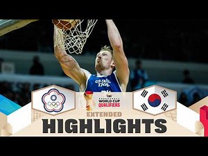 Chinese Taipei v Korea | Extended Highlights | FIBA Basketball World Cup 2027 Asian Qualifiers