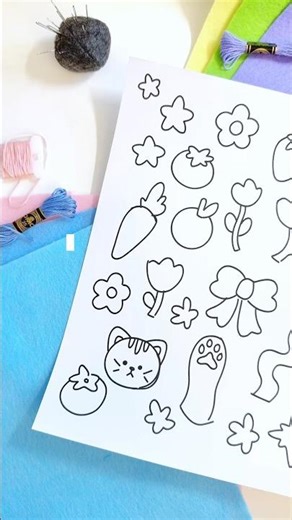 My new favorite way to transfer patterns onto felt