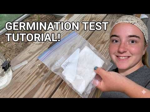 How to Do a Easy Seed Germination Test (Paper Towel Method!)