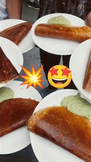 🍽️breakfast rush at taaza thindi 😍ghee dosa & filter coffee☕ #foodie #trending #vira #bangalore l
