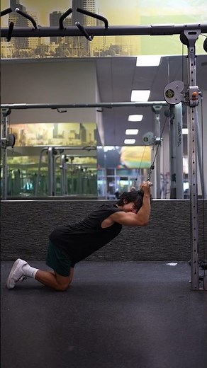 How to do cable ab crunches