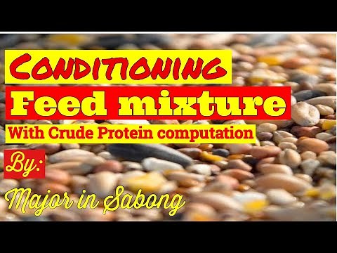 Conditioning Feed Mixture for Gamefowl
