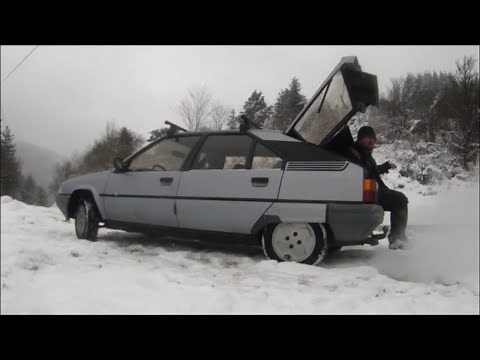 BX démonstration de la suspension et essai routier ( 16 TRS CITROËN )