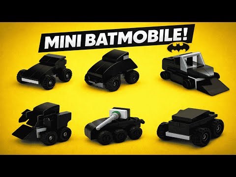 Mini LEGO Batmobile Tutorial | How to Build | Compilation |