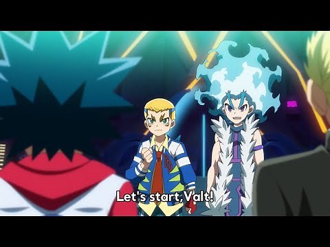 Beyblade Burst Sparking「English Sub」-Episode 39 -VALT & RANTARO V/S LUI AND DRUM