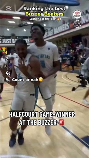 Crazy Buzzer Beaters🤯 | #top5 #basketball #viral #buzzerbeater